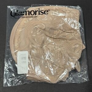 New Glamorise Wonderwire Under Wire Bra 38 F DDD 9245 Front Closure Stretch Lace